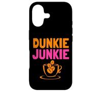 Dunkie Junkie love Funny Coffee Sayings caffeine addicted Case for iPhone 17