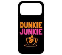 Dunkie Junkie love Funny Coffee Sayings caffeine addicted Case for iPhone 17 Pro Max