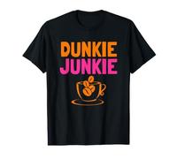 Dunkie Junkie Love Funny Coffee Sayings Caffeine Addicted Value Graphic T-Shirt