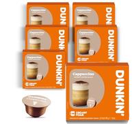 DUNKIN' Cappuccino Dolce Gusto Coffee Pods - Creamy Foam - 60 Pods