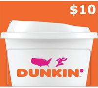 Dunkin Donuts $10 Gift Card US