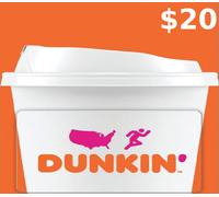 Dunkin Donuts $20 Gift Card US