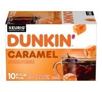 Dunkin' Donuts Bakery Series Caramel Coffee Cake Flavored Coffee K-Cup Pods, for Keurig Brewers, 10 Count
