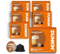 Dunkin' Donuts Caramel Latte 60 Coffee Capsules | Dolce Gusto Compatible Machines | Instant Caramel Latte | Creamy, Sweet & Aromatic | Made in Italy