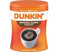 Dunkin Donuts Original Blend Medium Roast Ground Coffee Canister 850g