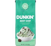 Dunkin’ Mint Chip Artificially Flavored Coffee, Ground Coffee, 11 Oz. Bag