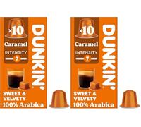 Dunkin' Nespresso Compatible Capsules Caramel - 10 Capsule (Pack of 2)