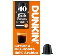Dunkin' Nespresso Compatible Capsules Dark Roast - 10 Capsules