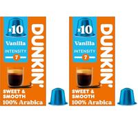 Dunkin' Nespresso Compatible Capsules Vanilla - 10 Capsules (Pack of 2)