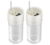 Dunkive Jar Aviation Fuel Tester 12oz, Aviation Fuel Sample Testing Jar for General Aircraft, Water and Oil Separator, Contamination Inspection, Oil Return (2 Pcs)