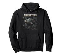 Dunkleosteus Devonian Predator Built Like A Tank Monster Pullover Hoodie