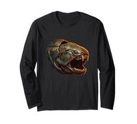 Dunkleosteus Placoderm Fish Prehistoric Devonian Era Fossil Long Sleeve T-Shirt