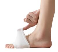 DUNKOING Women Open Toe Half Socks Cotton Peep Toe Mule Sandal Liner Sock for Clogs Flip Flop Slide Slipper Liner 5-9, 1beige1black1grey1white1brown, 4-8 UK