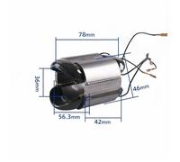 DUNLAP AC220-240V Drive Shaft Hammer Armature Rotor Stator for GWS6-100 GWS6-115 GWS6-125 GWS6-100E TWS6600 TWS6700 TWS6000(Stator)