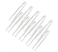 DUnLap Chalk pens 10Pcs Durable Chalk Holder Plastic Transparent Eco-Friendly Water Soluble Chalk Clip Cover For Hoe Chalk Teacher Student Chalk