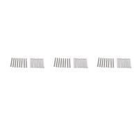 Dunlea 24 Pieces M3 x 30 mm Electric Guitar Humbucker Pickup Height Screw and Springs Adjustment Silver