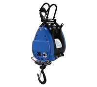 DunleyMin 1800W Electric Hoist Winch Engine Hoist for Garage, Blue | Alloy Steel Electric Winch with Hook, Overhead Engine Hoist Lift Electric Pulley System for Factory Warehouse Construction