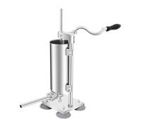 DunleyMin 3L Sausage Stuffer Machine Stainless Steel Manual Sausage Maker Machine with Suction Base and Manual Crank, Filler Meat Stuffer for Household or Commercial