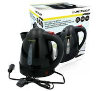 Dunlop 0.8Ltr 12V Truckers Kettle 150W Water Heater Car Lorry Truck Camper Van