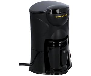 DUNLOP - 1 cup coffee machine 170 W permanent filter Ideal travel coffee machine Connection to cigarette lighter for cars, trucks, motorhomes with on/off switch (12 V)