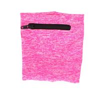 Dunlop 10 cm Sport Armband with Mini Zipper Pocket for Jogging or Fitness, Pink