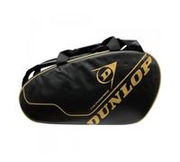 Dunlop 10316695 Tour Intro Carbon Pro Paletero, Medium Size with 2 Compartments, Material 100% Polyester, Gold