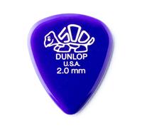 Dunlop 2.00mm Del 500 Pick Purple Players Pack of 12