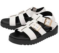 DUNLOP 2023 Ladies Chunky Sole Sandals - White - UK 5