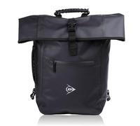 Dunlop 4-in-1 Roll Top Backpack - Bike Bag - 4 Carrying Options - Waterproof - 25 L - Incl. Bottle Holder - Black