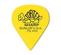 Dunlop 412R.73 Tortex® Sharp, Yellow, .73mm, 72/Bag