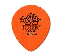 Dunlop 413R.60 Tortex® Tear Drop, Orange.60mm, 72/Bag