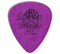 Dunlop 418P114 1.14mm Tortex Pick Purple Players Pack of 12