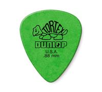 Dunlop 418P88 0.88mm Tortex Standard Pick Green Players Pack of 12