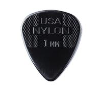 Dunlop 44P10 1.00mm Nylon Standard Pick Black Players Pack of 12