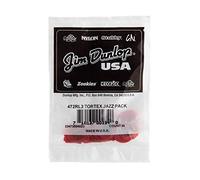 Dunlop 472RL3 L3 Red Tortex Jazz Picks 36 Pack