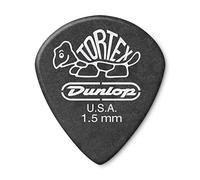 Dunlop 482R1.5 Tortex® Pitch Black Jazz III, 1.5mm, 72/Bag