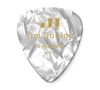 Dunlop 483R04XH Genuine Celluloid, White Pearloid, Extra Heavy, 72/Bag