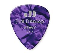 JIM DUNLOP Genuine Celluloid Classic Strong Plectrum - Purple (Pack of 72)