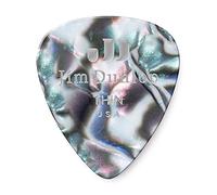 Dunlop 483R14TH Abalone Classic Celluloid Thin Guitar Picks, 72-Pack