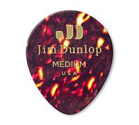 Dunlop 485R05MD Genuine Celluloid Tear Drop, Shell, 72/Bag