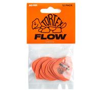 DUNLOP TORTEX® FLOW® PICKS - Standard .60 mm - Orange (Set of 12 pieces)