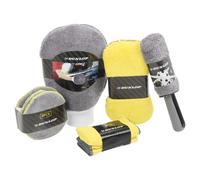 Dunlop 9 Piece Car Van Cleaning Set Microfibre Cloth Vehicle Washing Sponge Pack