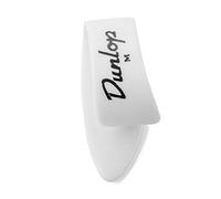 Dunlop 9002R White Plastic Thumbpicks, Medium, 12/Bag