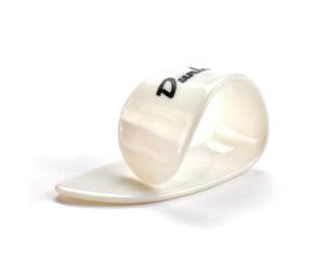 Dunlop 9004R White Plastic Thumbpicks Ex Large - Bag 12 picks