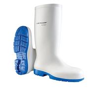 DUNLOP Acifort Classic+ Work Wellies, Waterproof, White, UK 14