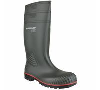 Dunlop Acifort Green Safety Wellingtons PVC S5