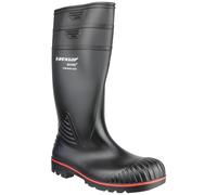DUNLOP Acifort Heavy Duty Full Safety Boots with Steel Toe, Black, UK 6.5