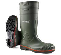 Dunlop - ACIFORT HEAVY DUTY F/S Safety Wellington Boot - Green - Welly Wellie