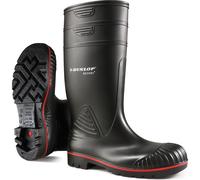 Dunlop Acifort Heavy Duty Full Safety Wellington Black Size: UK8 Colo UK8 - EU42 - US9
