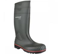 Dunlop Acifort Heavy Duty Full Safety Wellington Green Size: UK10 Colo UK10 - EU44 - US11